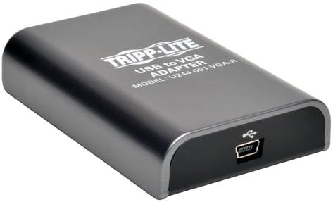 Tripp Lite USB 2.0 до DVI/VGA двојно/мулти-монитор Адаптер за надворешни видео графички картички, 128 MB SDRAM, 1080p