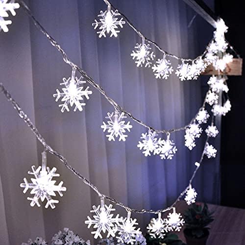 Божиќ 2 милиони предводени светла светла, жица снегулка светла куќа светла за удирање на забава домашна снегулка во топло