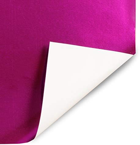 Hygloss метална фолија хартија за уметност и занаетчиство, активности во училницата и уметници-партии или празнични декор-8,5 x 11 -Purple-100