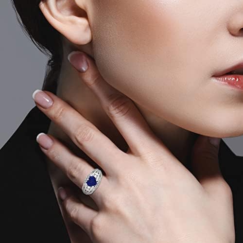 2023 Нов облик дијамантски шуплив прстен капка целосен моден lубовник прстен прстен прстен сет за жени не'рѓосувачки челик