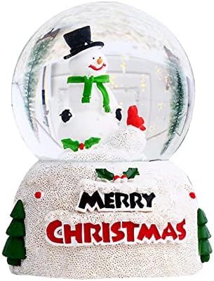 Прекрасен стакло снежен глобус смола Дедо Мраз снежен човек снежен свет, креативни деца подарок снежен човек С.