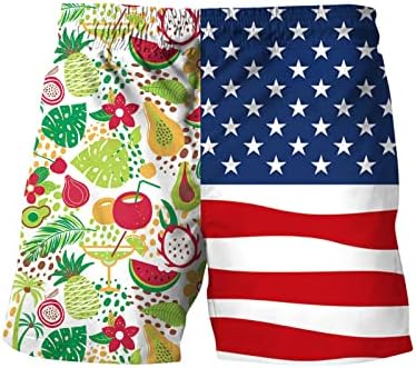 БМИСЕГМ летни атлетски шорцеви за мажи Пролетни летни летни обични шорцеви панталони знаме печатено крпеница спортски мастички пансиони