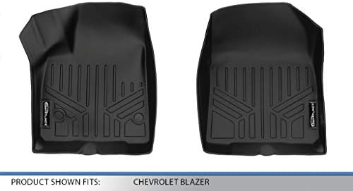 Maxliner Custom Fit Fit Mats 1-ви ред Постави црно компатибилно со 2019-2022 Chevrolet Blazer