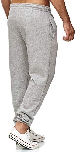 Менс џемпери еластични затворени дното Атлетски јога панталони за џогерс џогерс салон потк пижами со џебови со џебови