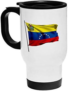 ExpressItBest 16oz Изолирани Патување Кафе Кригла-Знаме На Венецуела-Многу Опции