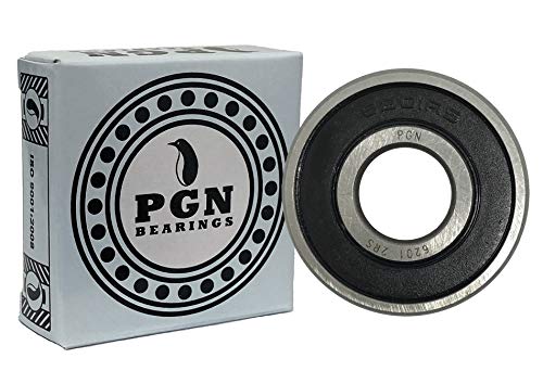 PGN 6201-2RS Запечатен Топчест Лежиште-C3-12x32x10 - Подмачкан-Хром Челик