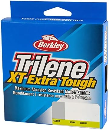 Berkley Trilene® Xt®, соларна, 4lb | 1,8 кг, 330yd | Риболов линија од 301м монофиламент, погодна за солена вода и слатководни околини