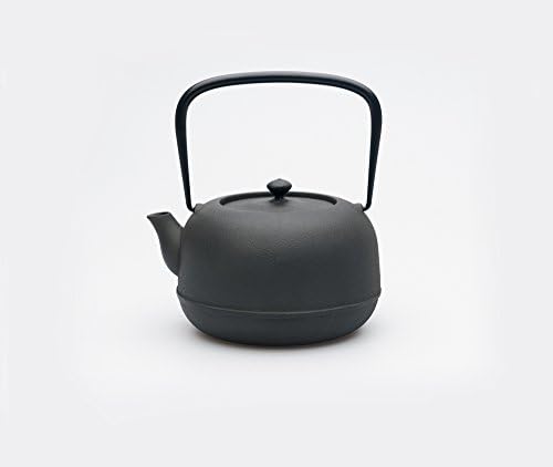 Котел со чај од леано железо Азмаја - Црн Намбу Тетсубин 1 литар чајник