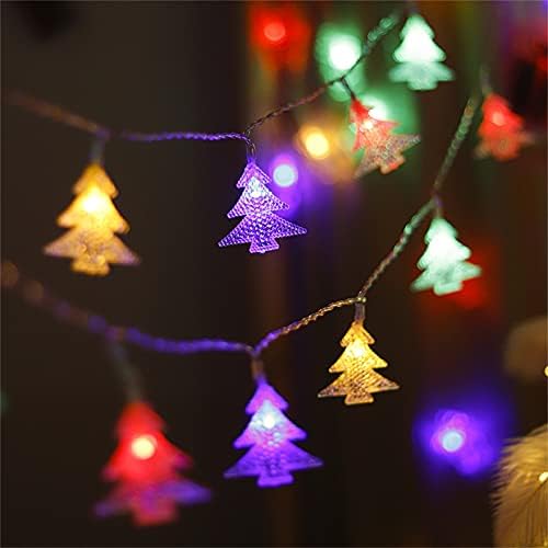 Yiisu 4ec66o LED LED елка жица светла Божиќни светла трепкачки светла низа светла прозорец украси