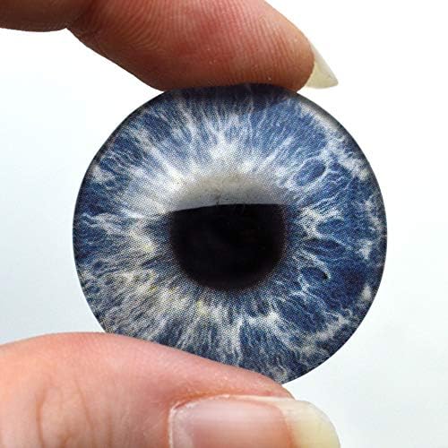 Реални човечки стаклени очи 5 пар пакети кабохони за накит или занаетчиски правење 5 парови рефус многу