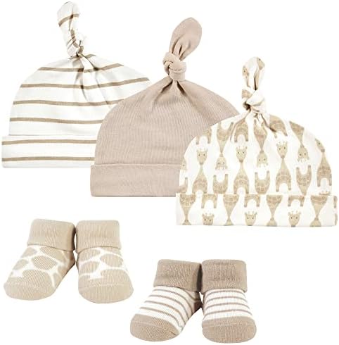 Сет на капачињата за бебиња и чорапи на Хадсон Бебе девојчиња