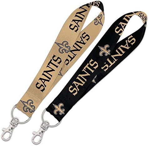 Wincraft NFL New Orleans Saints Lanyard Key Strap, 1 “