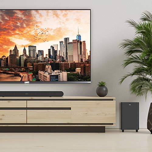 TCL 50 Класа 5-серија 4K UHD QLED Dolby Vision & Atmos, VRR, AMD Freesync- 50S555, Black & TCL Alto 6+ 2.1 Dolby Audio Sound Bar-TS6110, 240W,