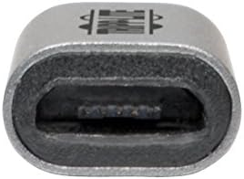 Tripp Lite USB C до USB Micro-B USB 2.0 Hi-Speed ​​Adapter Converter Компактен USB тип C, USB-C, USB-тип-Ц, М/Ф.
