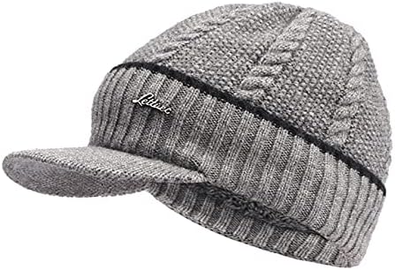 Менхонг задебелен капа капа капа на капаче, спортови на пети, волнено топло плетено капа за бејзбол капачиња капа мода
