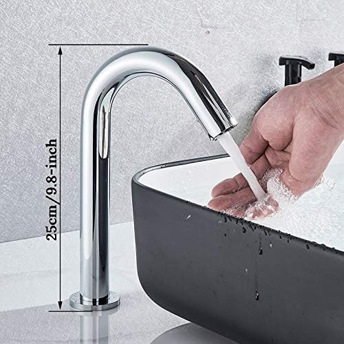 Faucets ymlsd, кујна тапа бања автоматски инфрацрвени мијални раце без допир слободен сензор за тапа чешма топла ладна вода заштеда