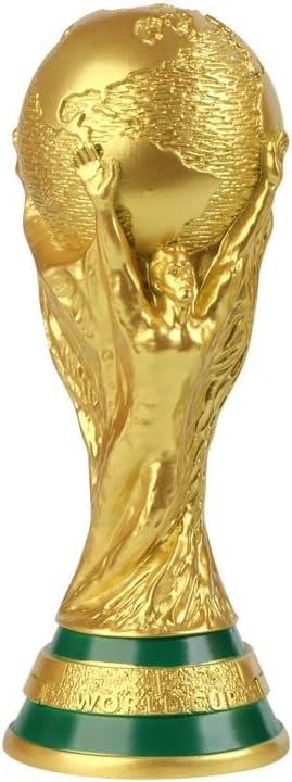 ХКИТМАРТ Светски куп трофеј реплика 14,1 инчи 2022 година реплика на смола од смола од смола колекционерски колекционерски спортски вентилатор