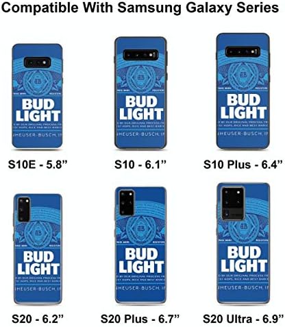 Bud Светлината Телефон Случај Компатибилен со iPhone 14 13 12 Мини 11 Xs Xr 8 7 6s плус Pro Max Galaxy Забелешка S9 S10 S20 S21