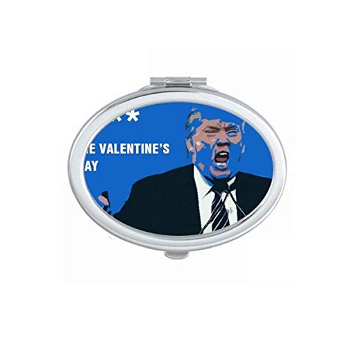 Американски претседател Смешно одлично огледало за сликање преносна шминка за преклопување со двојни странични очила