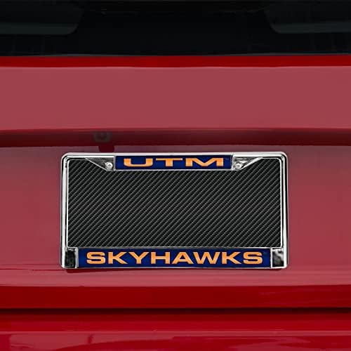 NCAA Tennessee Martin Skyhawks Laser Cut Inlaided Standard Chrome Recard Rame