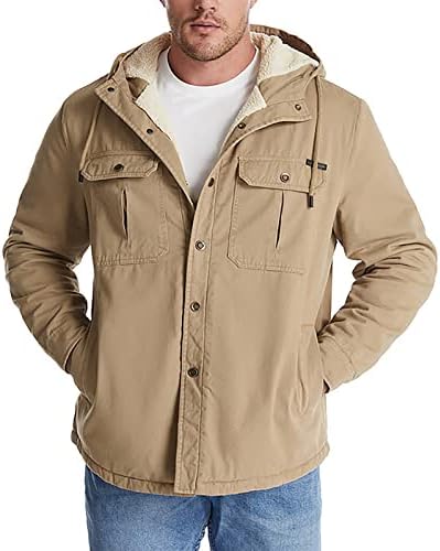 Adssdq Mens Down јакна, трендовски палти за одмор Менс со долг ракав зима плус големина одговара на ветроупорна јакна zipfront solid1010