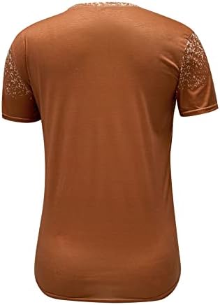 Женски маички со кратки ракави со кратки ракави предниот дел на вратот Гроздобер кратко лето лабава кошула Топ мода 2023 година