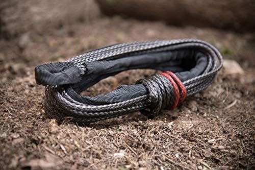 Шампион 38-Нога Сива Dyneema® Синтетички Winch Јаже за 4000-5000-фунти. АТВ / ХИВ Винчи