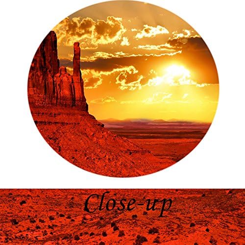 Kreative Arts - Прекрасно изгрејсонце над иконскиот споменик долина Аризона САД 4 панел платно отпечатоци wallидна уметност