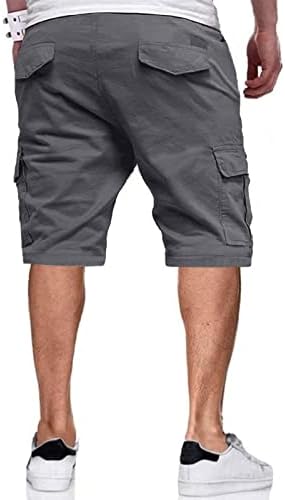 Товарни панталони за мажи Miashui со џебови за машки пролетни и летни улици, спортови со мулти џебови, панталони