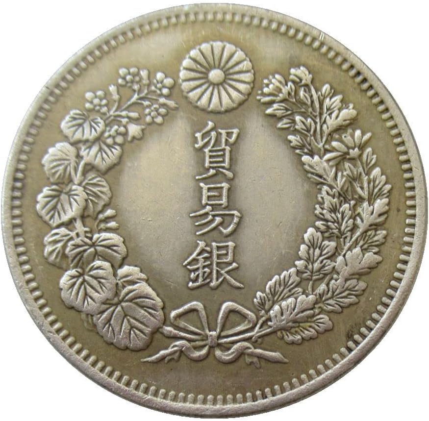 Јапонија сребрен долар тргување со сребро Меиџи 7 години сребрена реплика комеморативна монета