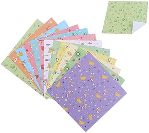 Operitacx 2 пакувања/144 листови занаетчиски за деца деца оригами деца со фото албум креативно оригами за преклопување хартија за печатење