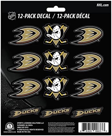 FanMats NHL Unisex-Advult NHL Mini Decal 12-Pk