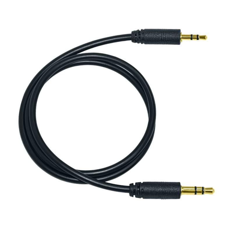 Аудио од 2,5 мм до 3,5 мм кабел 2,5 мм до 3,5 мм, 3,5 мм до 2,5 мм 2,5 до 3,5 замена за жицата за слушалки Bose QC35 II JBL 3,5 до 2,5 AUX кабел