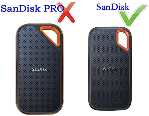Хермитшел Хард Патување Случај ЗА SanDisk 500GB / 250GB / 1TB / 2TB Екстремни Преносни SSD