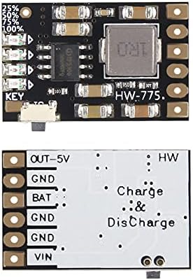 Dorhea 10 PCS TP4056 модул за полнење табла за полнење на батеријата 5V 1A Micro USB + 10 PCS 2A 5V Полнење Интегриран модул за