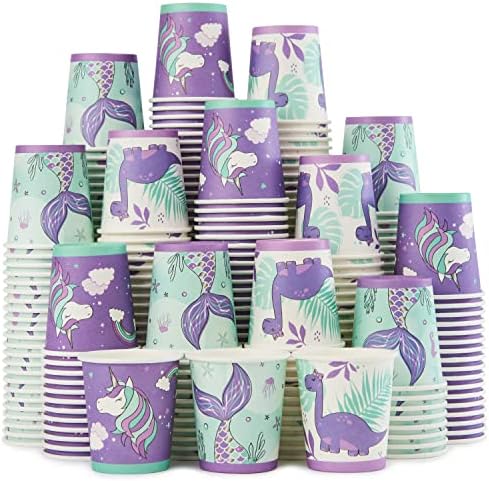 Купови за миење на устата на Royal Bluebonnet 3oz - 300 пурпурни мини чаши, чаши за куќи за бања за еднократна употреба, чаши за плакнење
