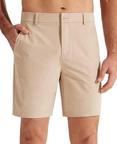 Либин машки голф шорцеви 7 10 работни фустани за работа со лесен рамен предни хибридни шорцеви лесни брзо суво