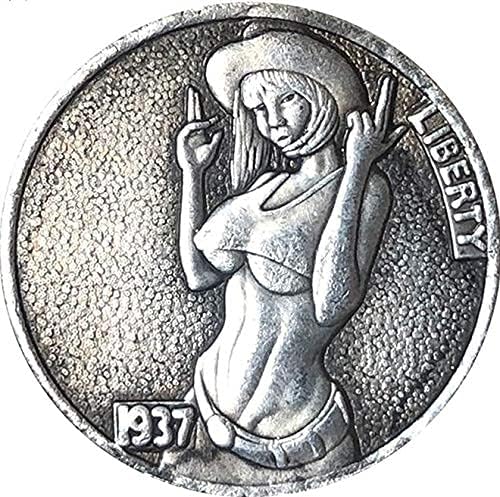 Американски пет центи биволи копираат антички монети, играчка за колекција на значки за знаци