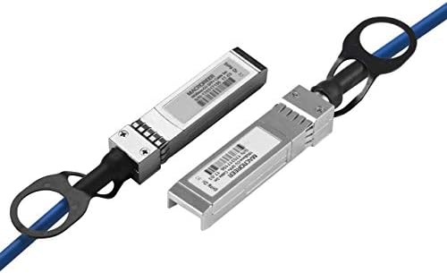 MacRoreer Blue 10g SFP+ DAC Twinax кабел, 10GBase-Cu Ethernet директен прикачен пасивен бакарен кабел за HP Procurve J9281B HPE