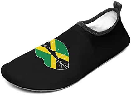 Јамајка знаме усна бргу сушени спортови чевли за вода за плажа пливање сурфање вода спорт лизгање аква чорапи за жени мажи
