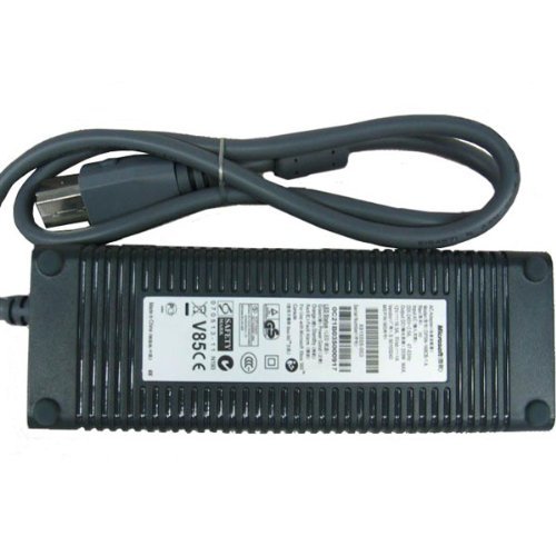 Ostent 200-240V 203W EU Plug AC адаптер за напојување на кабел за кабел за цигари за конзола на Microsoft Xbox 360