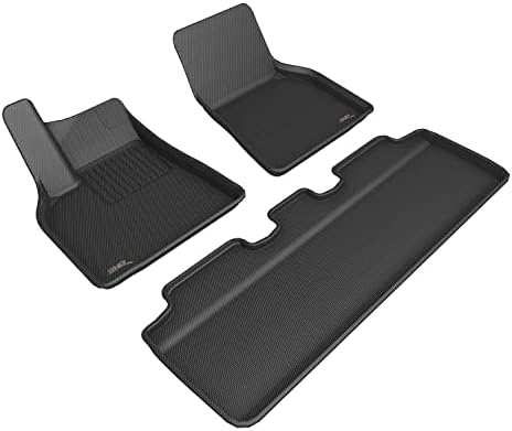 3D Maxpider, сите временски подови, за Tesla Model Y 5-SATE 2020 Custom Fit Car Mats Dest Пониски облоги, серија Кагу