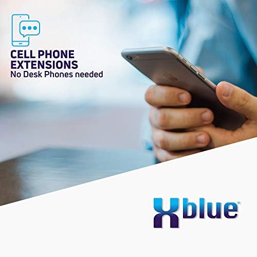 Xblue Cloud Phone System Пакет со IP телефони и месеци на Xblue Cloud VOIP телефонска услуга w/авто -придружник, говорна пошта до е -пошта,