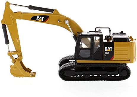 1:64 Скала Caterpillar 320F L Хидрауличен багер - градежни метални серии од мајстори Diecast - 85690 - Play & Colled - со функционален