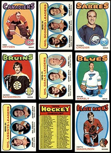 1971-72 Комплетен сет на хокеј на Топпс VG+