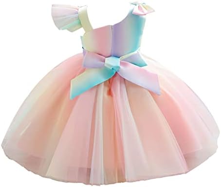 iiniim бебе виножито градиент принцеза Туту фустан дете дете за роденденска забава цветна девојка фустан
