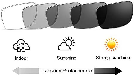Транзициска фотохроматска метална рамка Менки за читање очила UV400 анти-UV читач