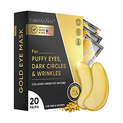 24К Масна со злато око, подуени очи и темни кругови третмани, подобрување на кожата на очите, за отстранување на торби за очи, брчки, кревање и зацврстување