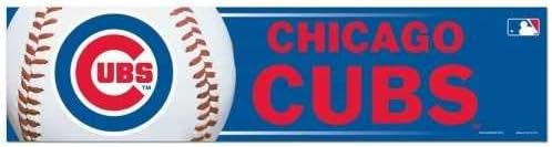 MLB Chicago Cubs налепница за браник, боја на тим, една големина