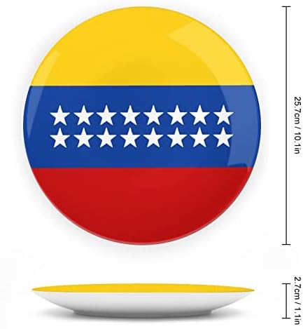 Знаме На Гран Колумбија Коска Кина Декоративна Плоча Керамички Плочи Занает Со Штанд За Прикажување За Декорација На Ѕидови Во